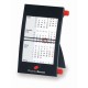 Kunststoff-Tischkalender 1-sprachig-schwarz